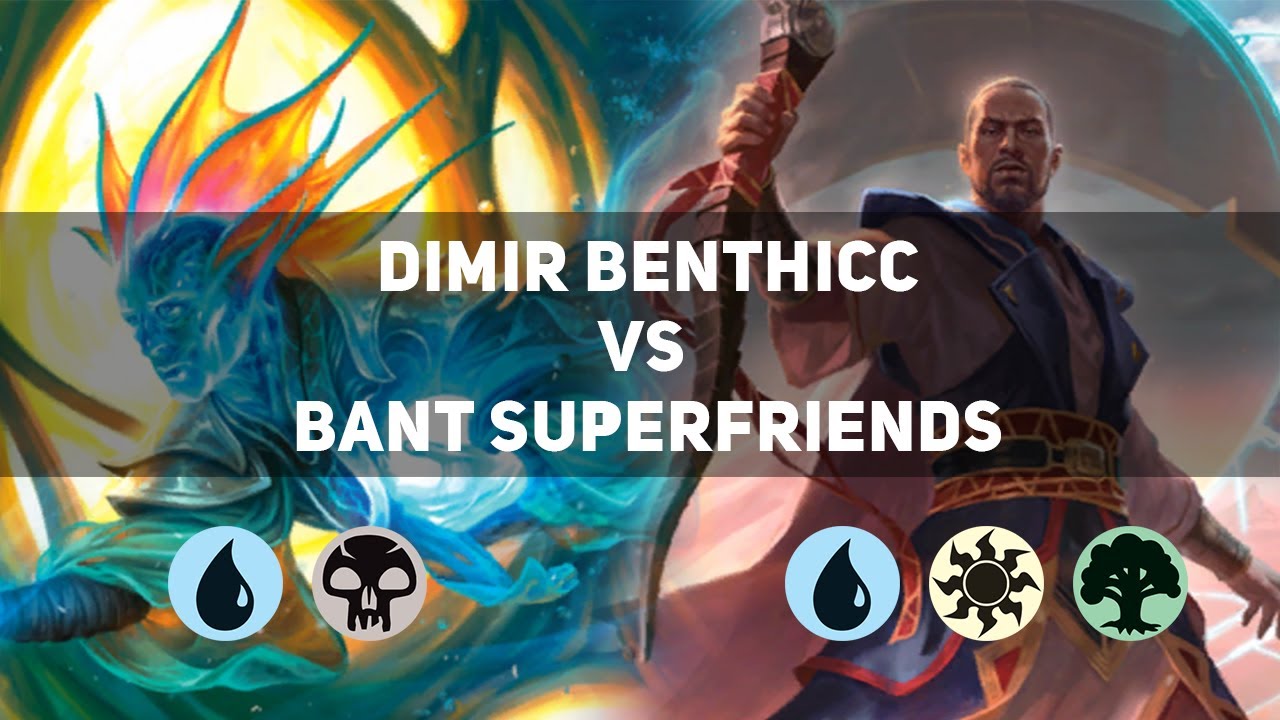Dimir Benthicc vs Bant Superfriends | Mythic | MTG Historic