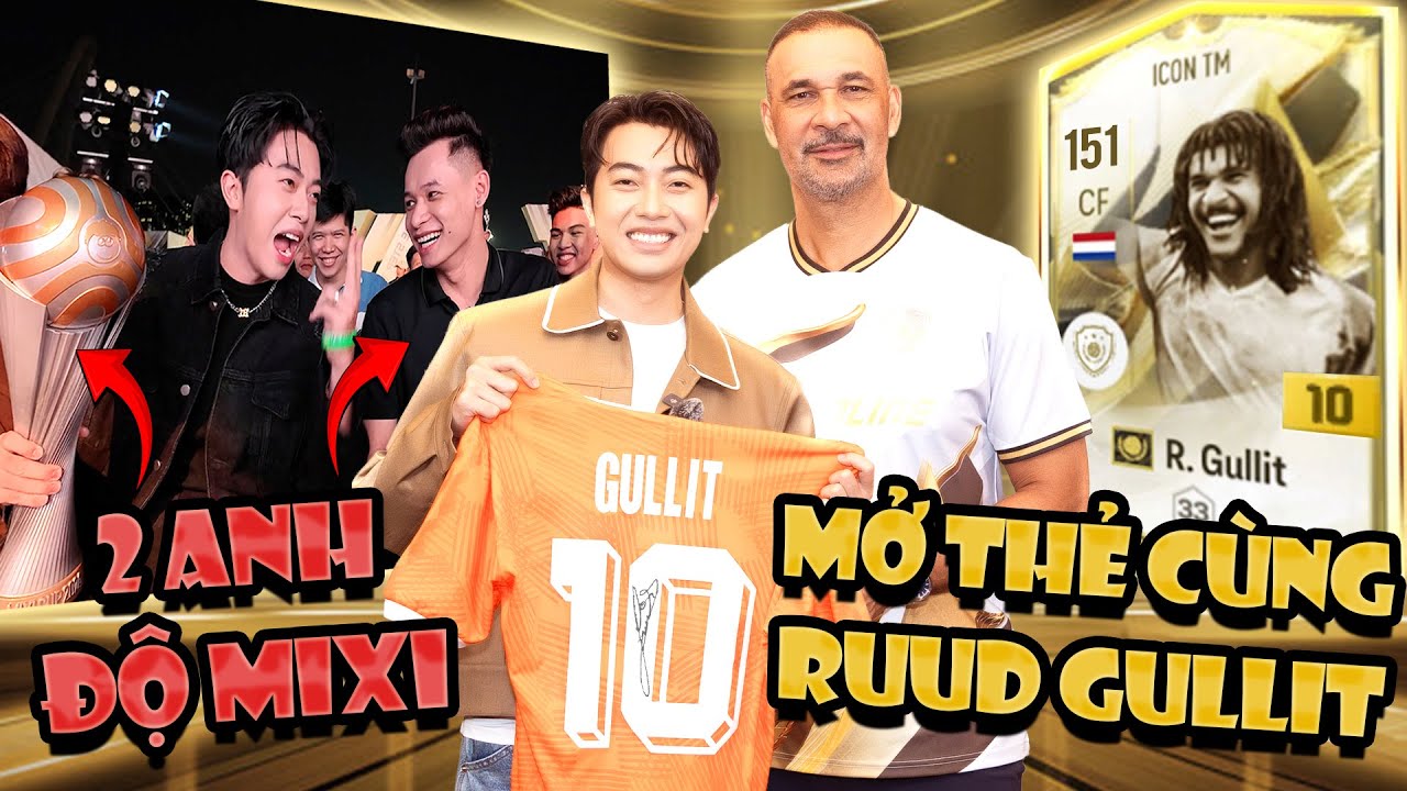 CrisDevilGamer v&agrave; 2 anh Độ Mixi tr&ograve; chuyện, ăn trưa c&ugrave;ng huyền thoại Ruud Gullit
