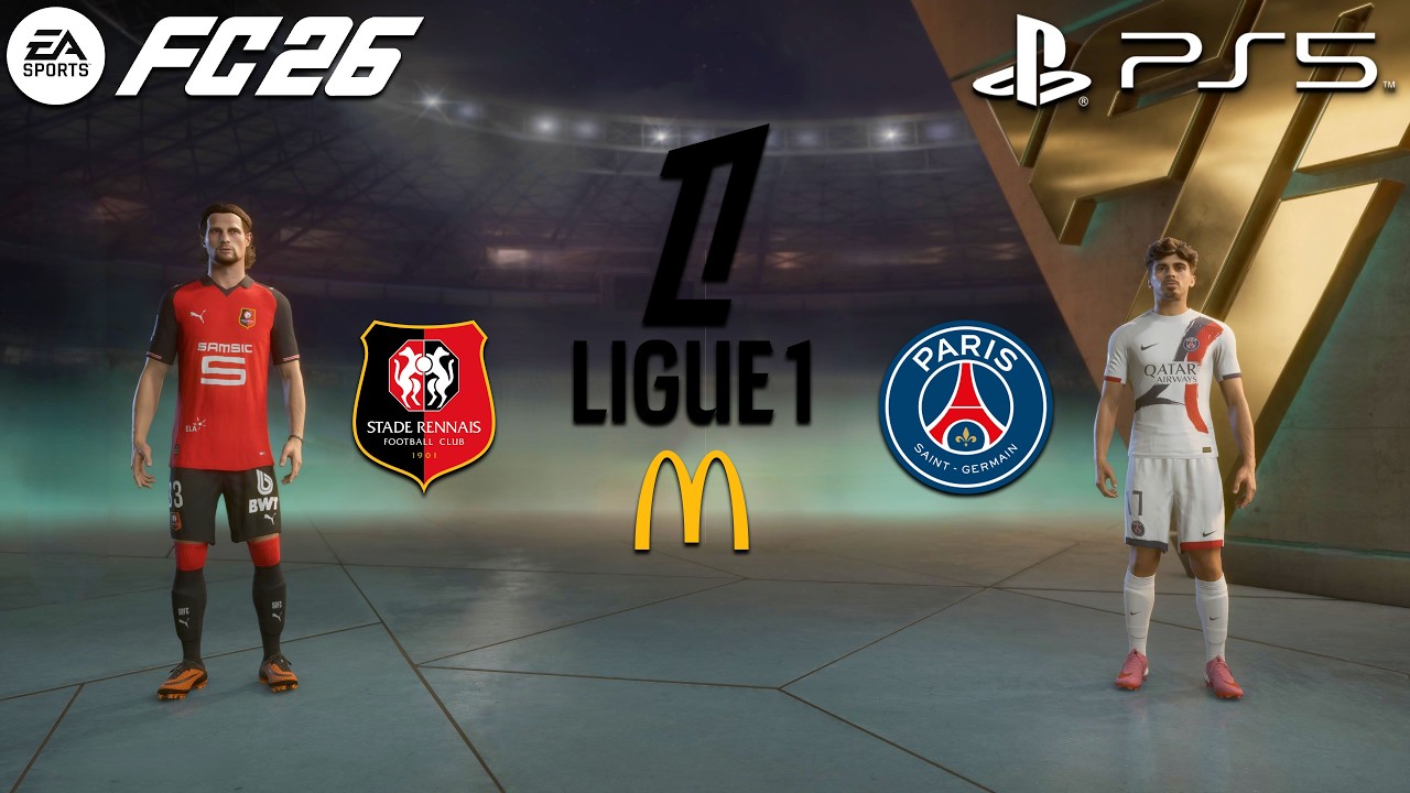 EA SPORTS FC 26 MATCHDAY | Rennes vs Paris Saint-Germain | Gameplay PS5™
