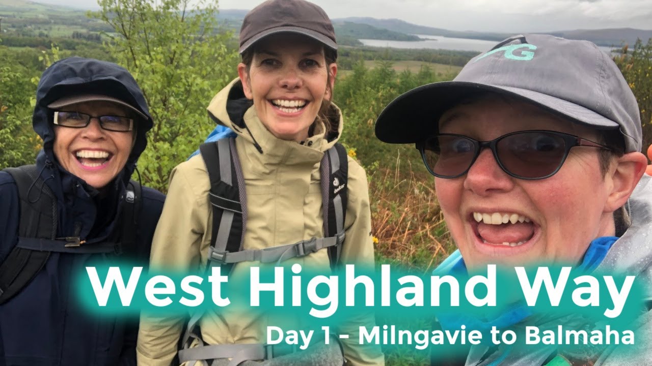WEST HIGHLAND WAY - DAY 1 | MILNGAVIE TO BALMAHA | #Westhighlandway #scotland