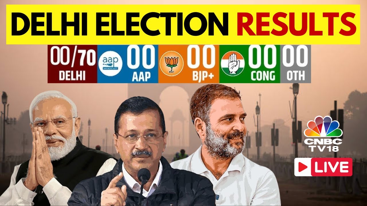 Delhi Election Results LIVE: Vote Counting Live | AAP Vs BJP Vs Congress | Arvind Kejriwal |PM Modi