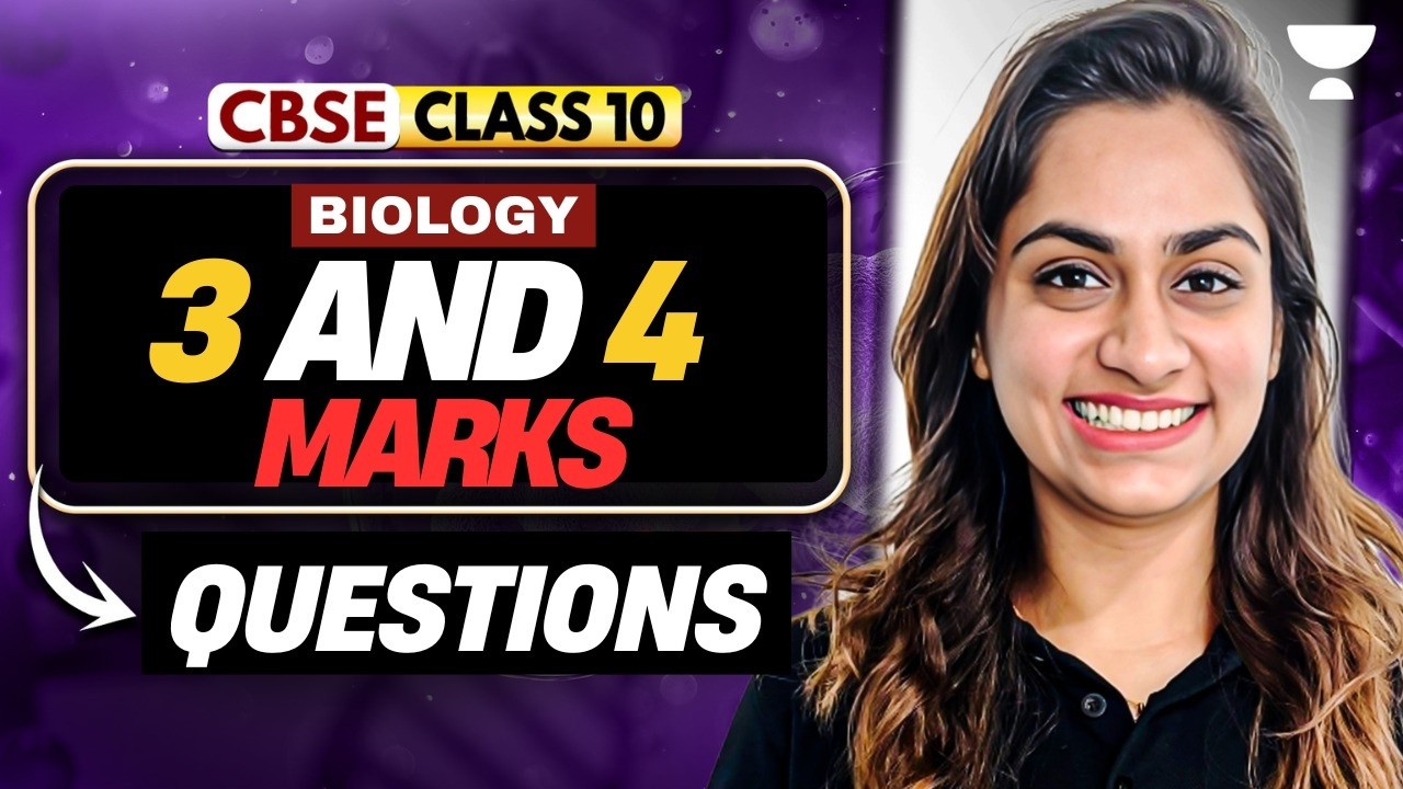 3 and 5 Marker Important Question || CBSE Class 10 Biology || Shivangi Ma'am