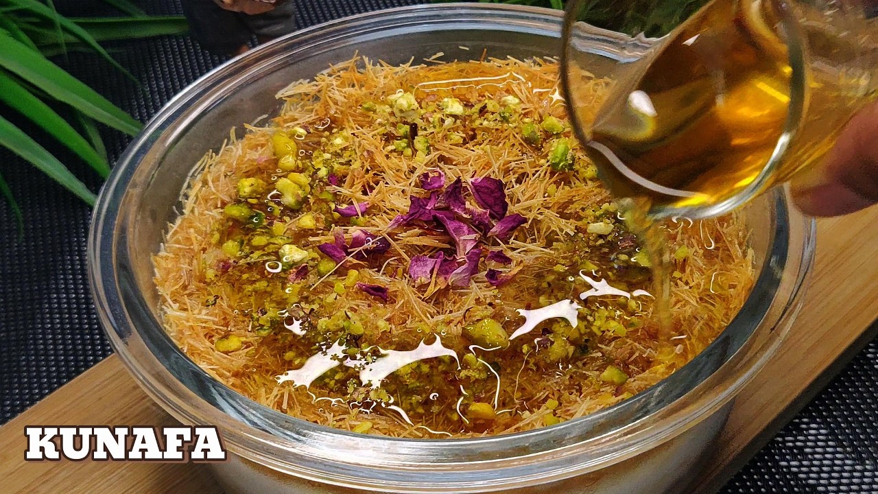 నోరూరించే😋Kunafa recipe ☪️ చాలా simple గా|| 🕌Ramadan special || easy sweet recipe in telugu