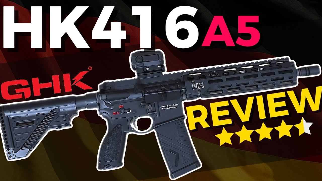 특수부대의 대명사 HK416! 간만에 레전드 에어소프트건 나왔습니다 ㄷㄷㄷ (Feat. GHK HK416A5)
