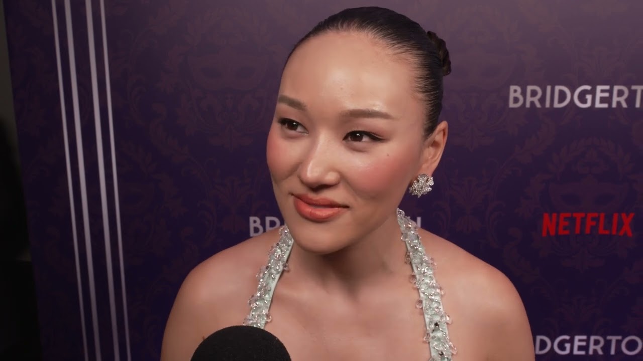 BRIDGERTON season 4 interview- Yerin Ha (Sophie Baek) at the Bridgerton season 4 world premiere 