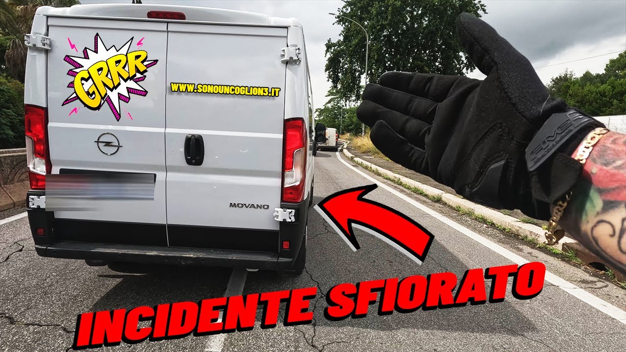 HO RISCHIATO DI FARE UN INCIDENTE IN MOTO !