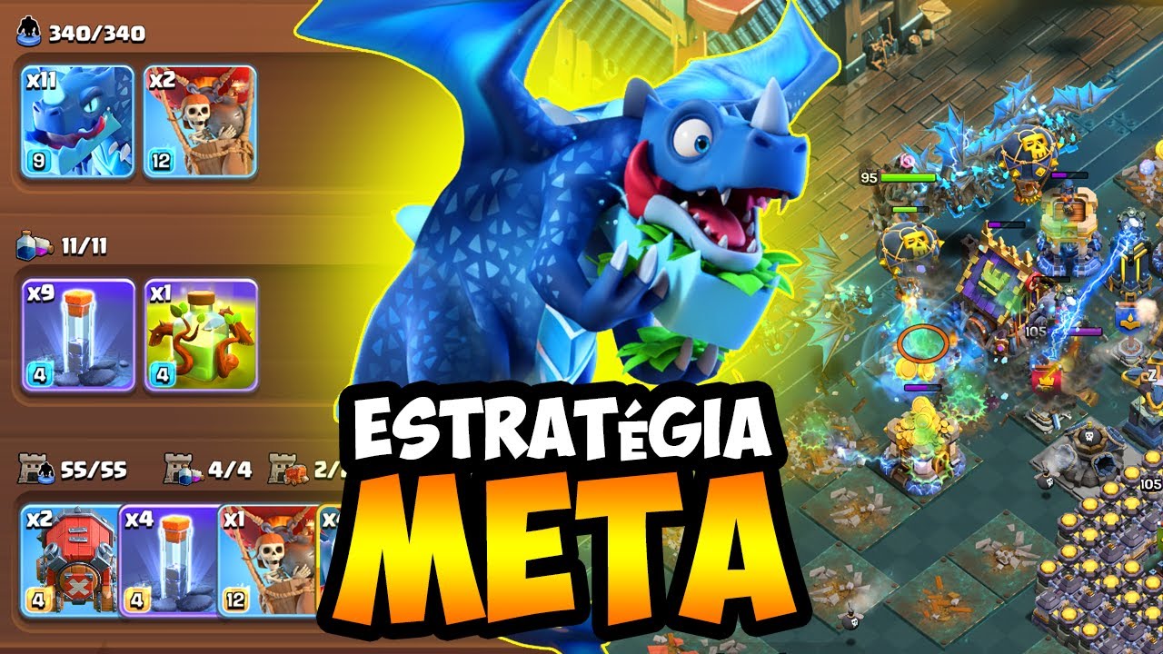 DRAGÃO ELÉTRICO É O NOVO META? O TOTEM ESTÁ QUEBRANDO O CLASH OF CLANS!