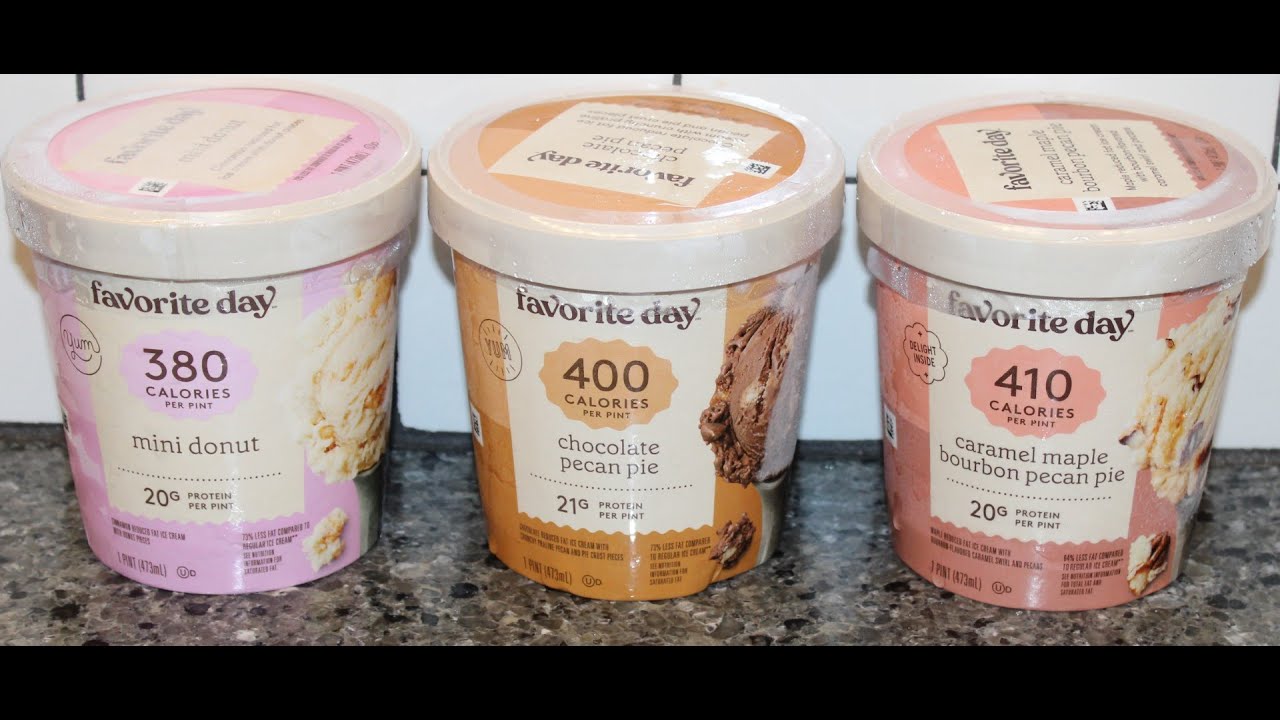 Favorite Day (Target) Light Ice Cream Mini Donut,Chocolate Pecan Pie,Caramel Maple Bourbon Pecan Pie