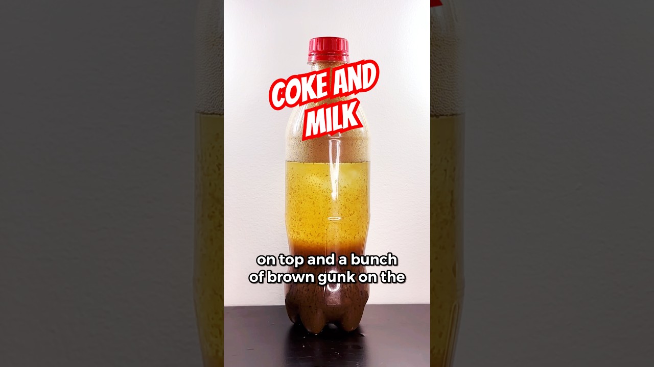 I Tasted the Clarified Coke (Mistake?) 🧪 #experimentgoneWrong #viral #shorts