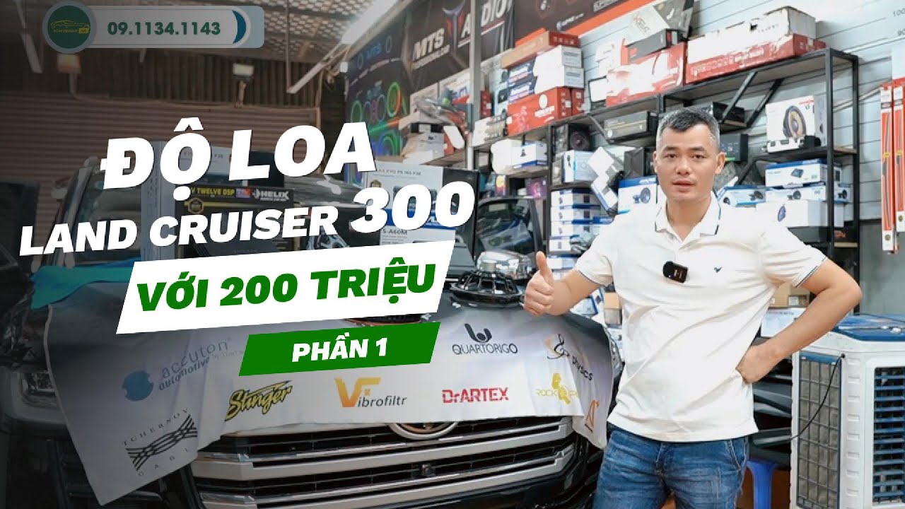 Độ Loa Toyota Land Cruiser LC300 2024 | P1