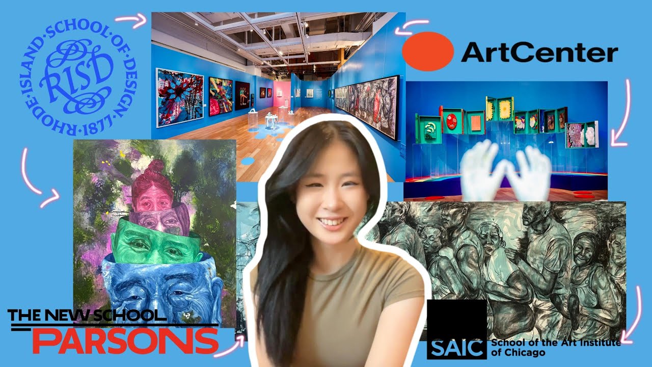 MY 100% ACCEPTANCE RATE ART PORTFOLIO 👑 & Tips | RISD, PARSONS, SAIC, ACCD 🧚🏻