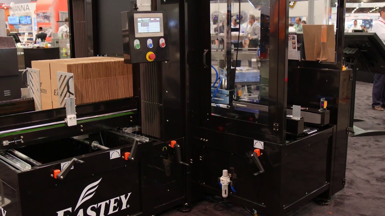 Eastey's New ERX-15 Case Erector at Pack Expo Las Vegas 2019