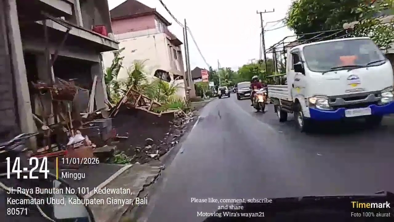 Motovlog Oerjalanan Sore hari dari Desa Bayad Payangan menuju Kedewatan Ubud Gianyar Bali.