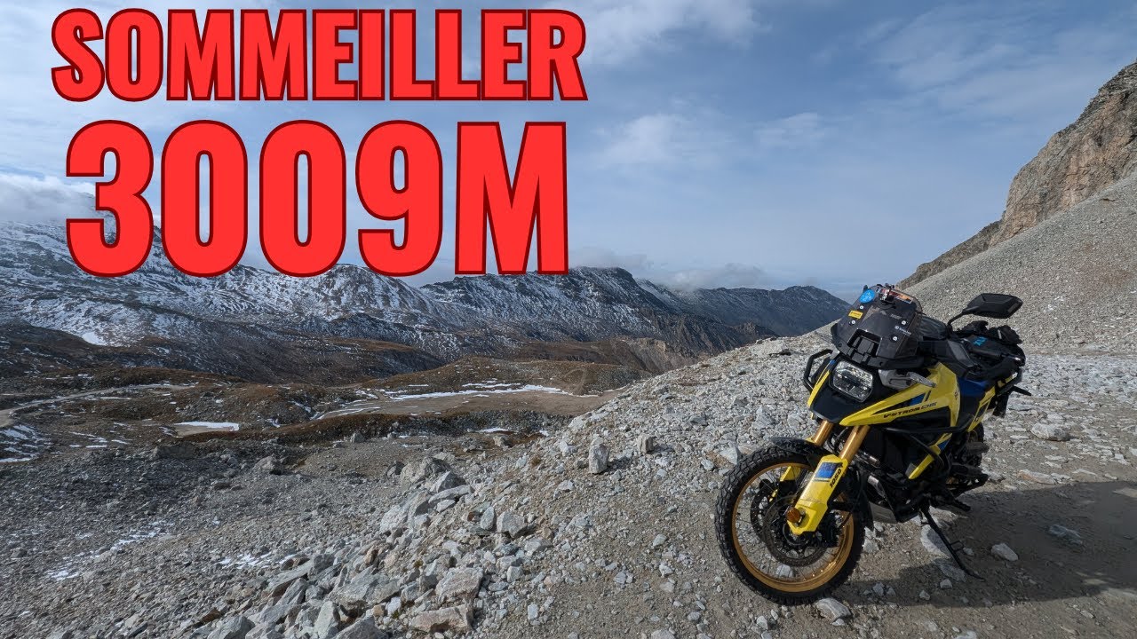 Colle del Sommeiller - 3009m - lo sterrato più alto d'Europa | Suzuki vstrom 1050 DE