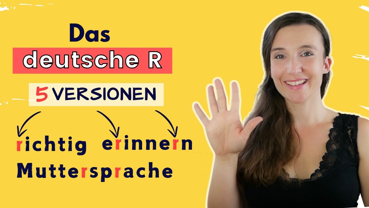 Kannst du das deutsche R (noch) NICHT RICHTIG SAGEN? Das MUSST du WISSEN! 🇩🇪