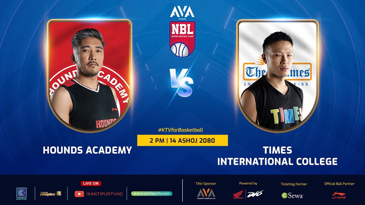 Hounds Academy vs Times Int'l College | Match 4 - NBL Nepal | 01 October 2023
