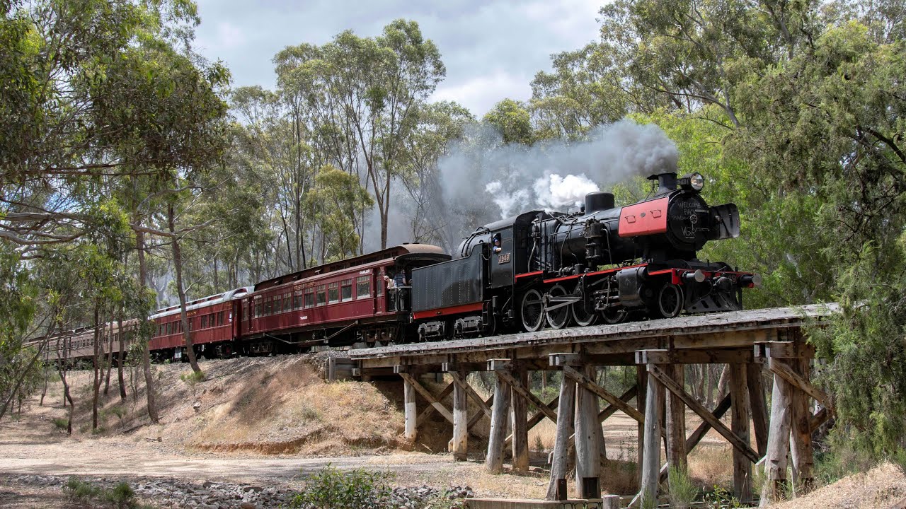 Steam Trains Return to Victoria's Goldfields! (VGR's Reopening & Return to Service) | J549