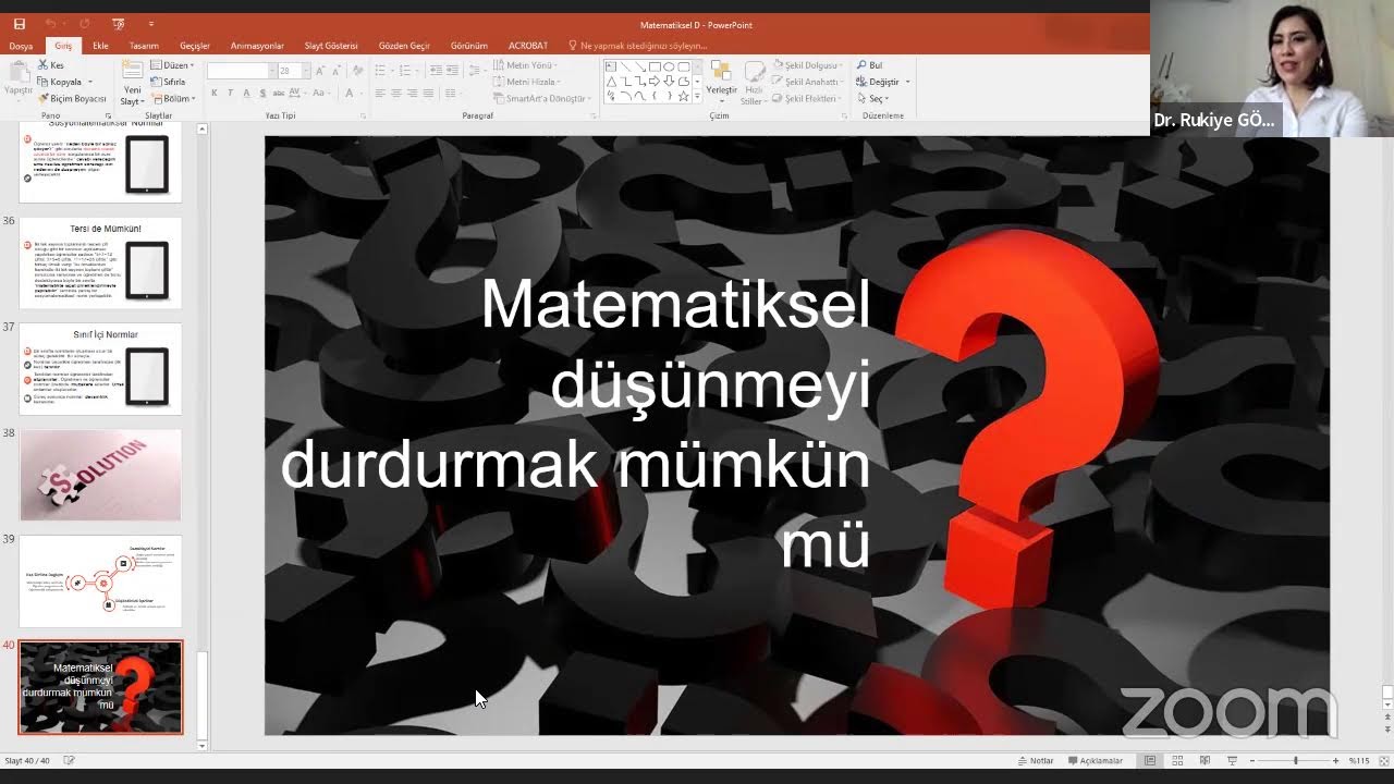 Matematiksel Düşünme Becerilerinin Gelişimi Nasıl Desteklenebilir?