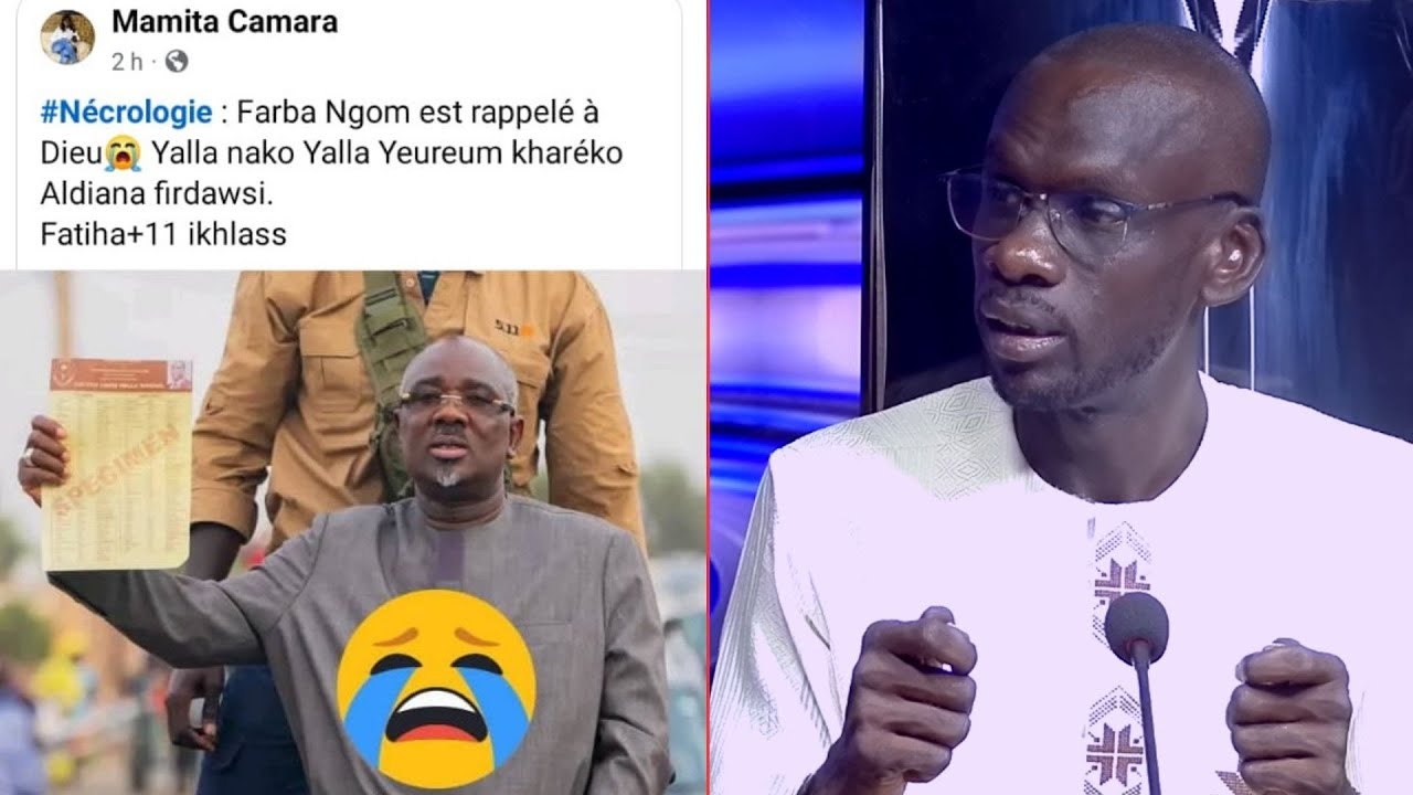 Décès de Farba Ngom en prison annoncé par des militants de pastef, Ablaye Ndiaye saisit le procureur