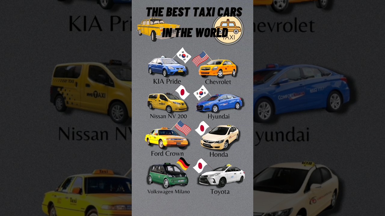 The Best Taxi Cars In The World | #shorts