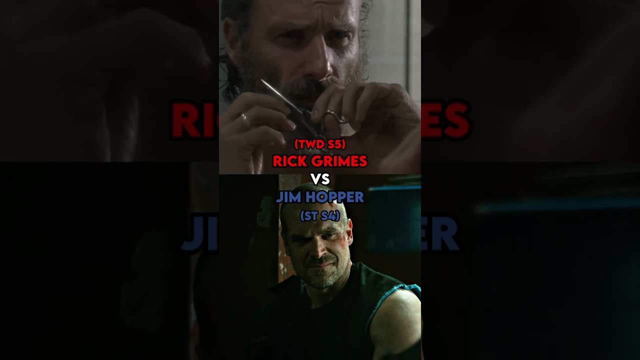 Rick Grimes vs Stranger Things Characters | #thewalkingdead #strangerthings