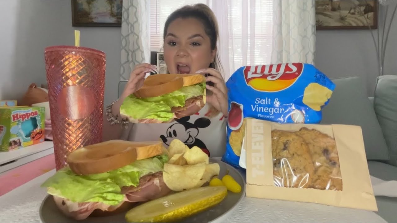 HUGE DELI SANDWICH MUKBANG