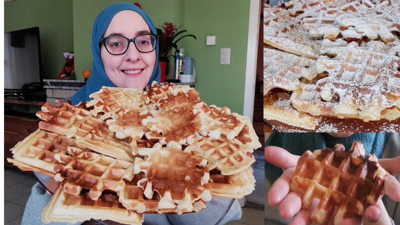 ESTO NO ENGORDA! ENGORDARAS TU.  LA MANERA M&Aacute;S F&Aacute;CIL DE HACER GOFRES CASEROS