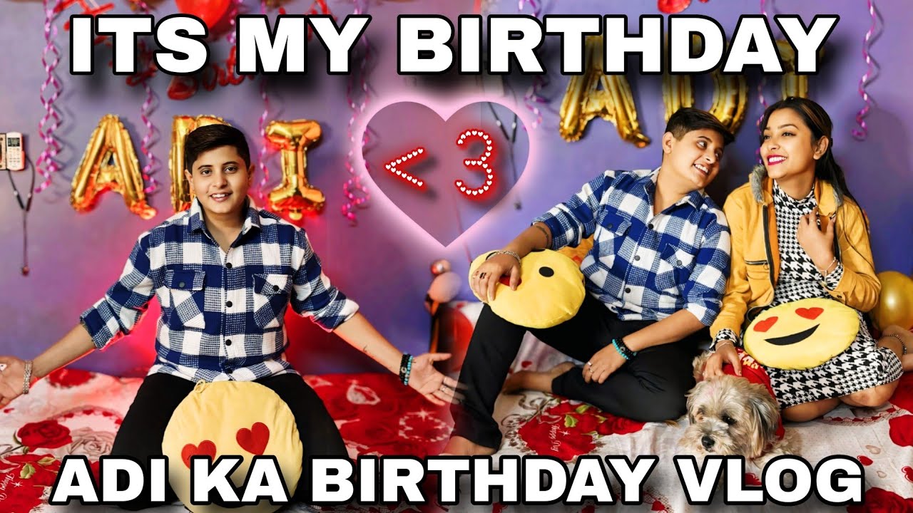 Romantic Midnight Birthday Surprise For ADI ❤️ BIRTHDAY CELEBRATION VLOG 🎂🥳 #birthdayvlog #romantic