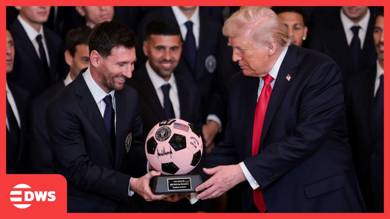 FULL CEREMONY: Trump Welcomes Lionel Messi & Inter Miami to White House | AC1Z