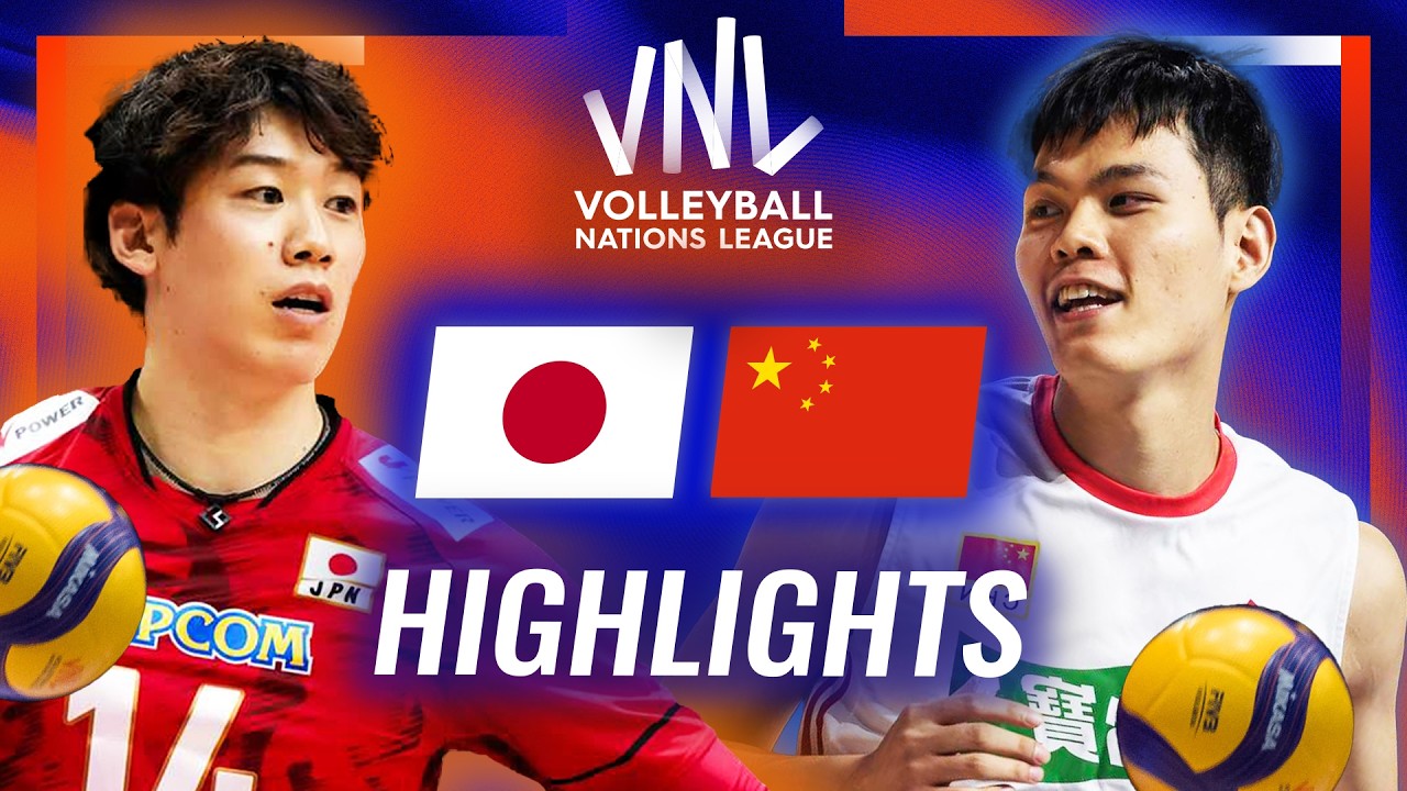 Japan 🇯🇵 vs China 🇨🇳 - Highlights | Week 1 | Men's VNL 2026