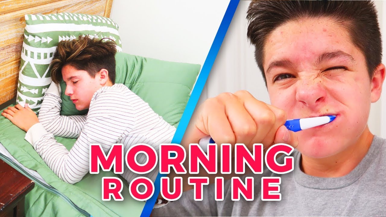 GRWM School Morning Routine 2019 | Brock and Boston