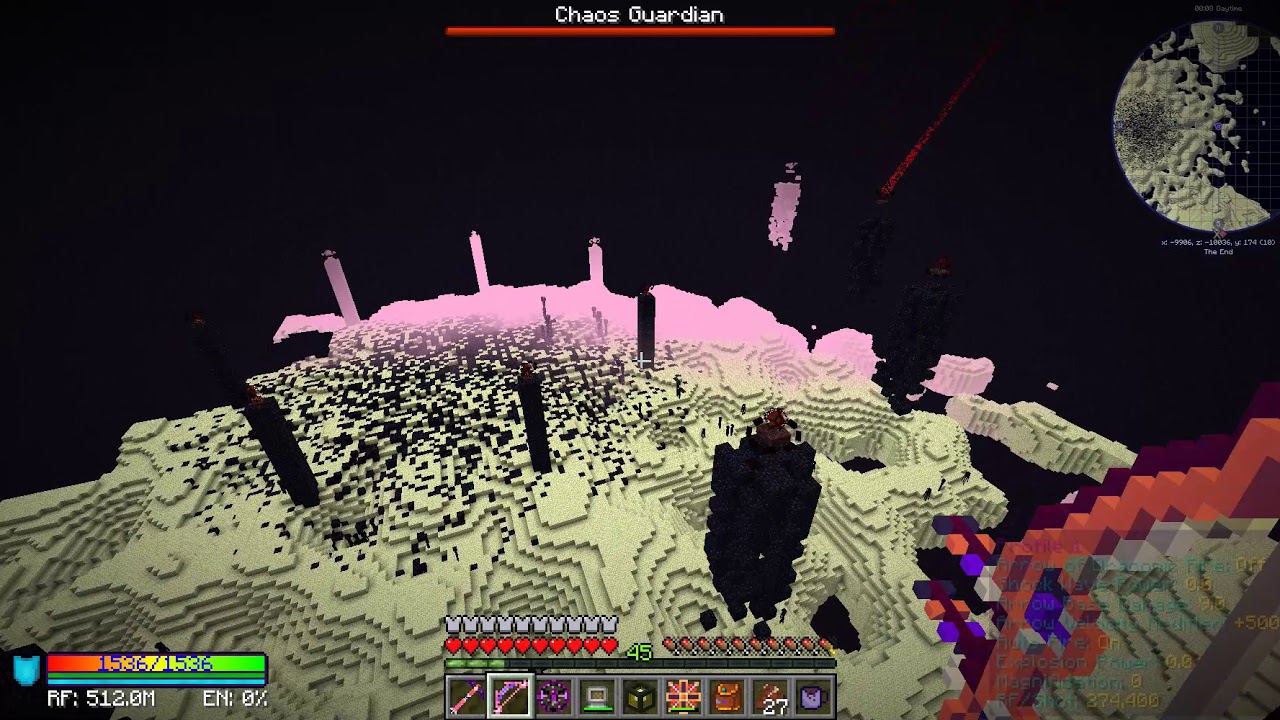 1.12.2 Draconic Evolution Chaos Guardian Fight