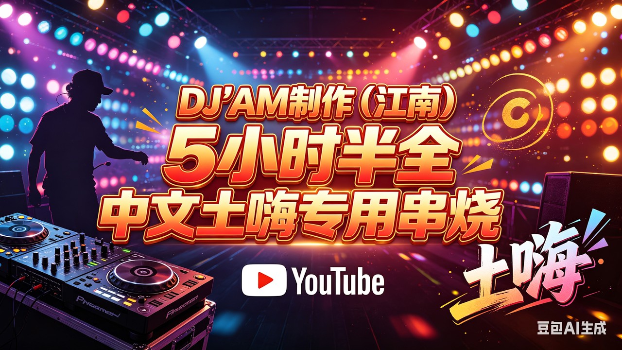 DJ'AM制作（江南） 5小时半全中文土嗨专用串烧
