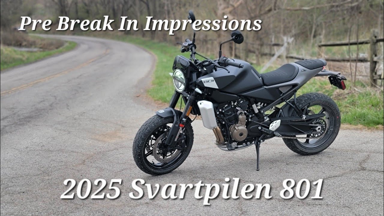 Pre Break In Ride Impressions of My 2025 Husqvarna Svartpilen 801