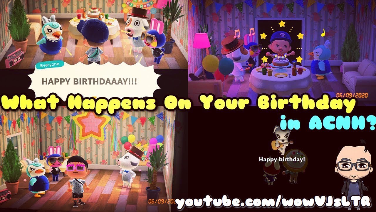 What Happens On Your Birthday in Animal Crossing New Horizons? (Player Birthday Celebration In-Game)