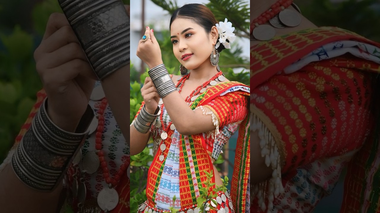 Tripura Traditional Dress #tripuratraditionalattire #tripura #girls #traditional #dress