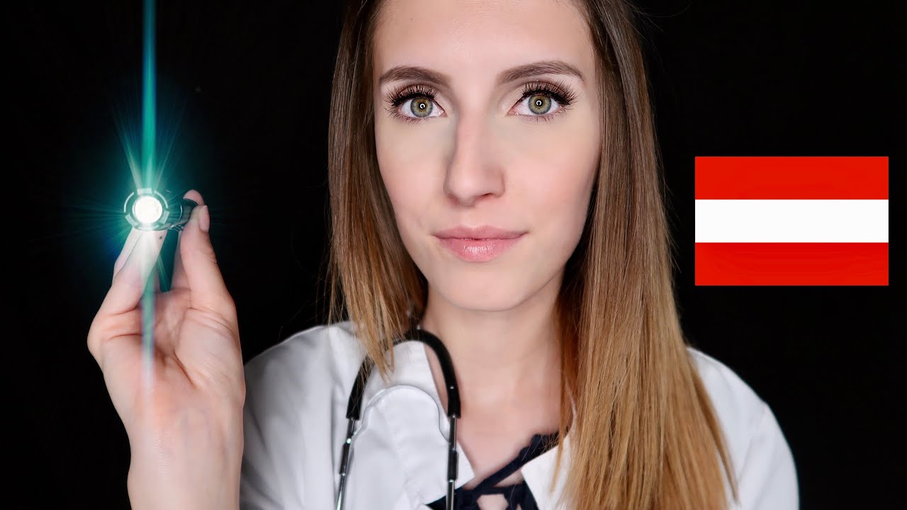 ASMR Cranial Nerve Exam - Dialekt 🇦🇹 Doktor Roleplay mit ASMR Lisa