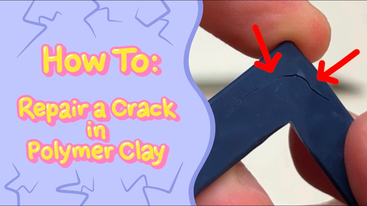 How To Repair Cracks in Baked Polymer Clay - Tutorial