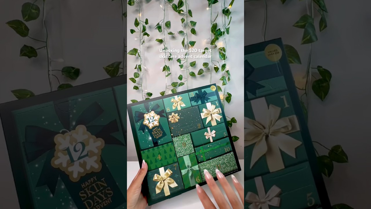 Unboxing the $20 advent calendar from @target! Absolutely loved it! 😍💚 #target #shorts #unboxing