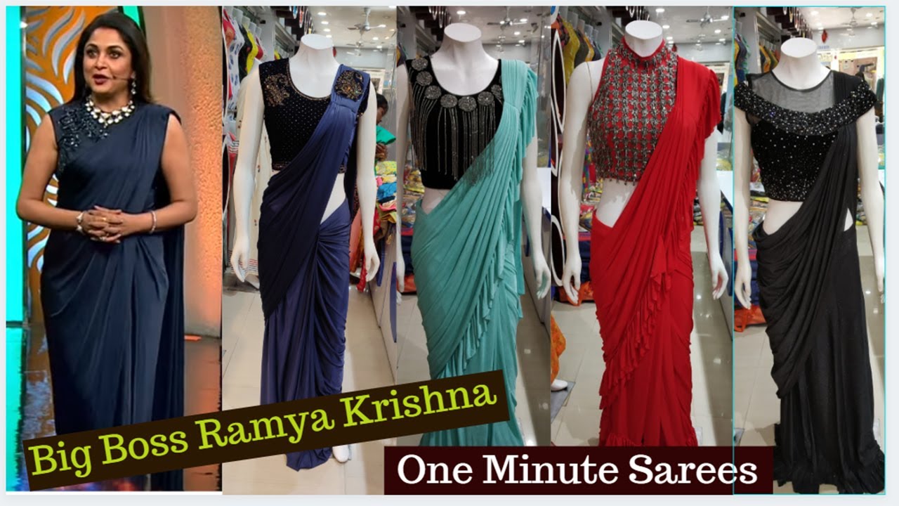 One Minute Sarees | Easy To Wear Unique Collection | Dilsukhnagar Shopping