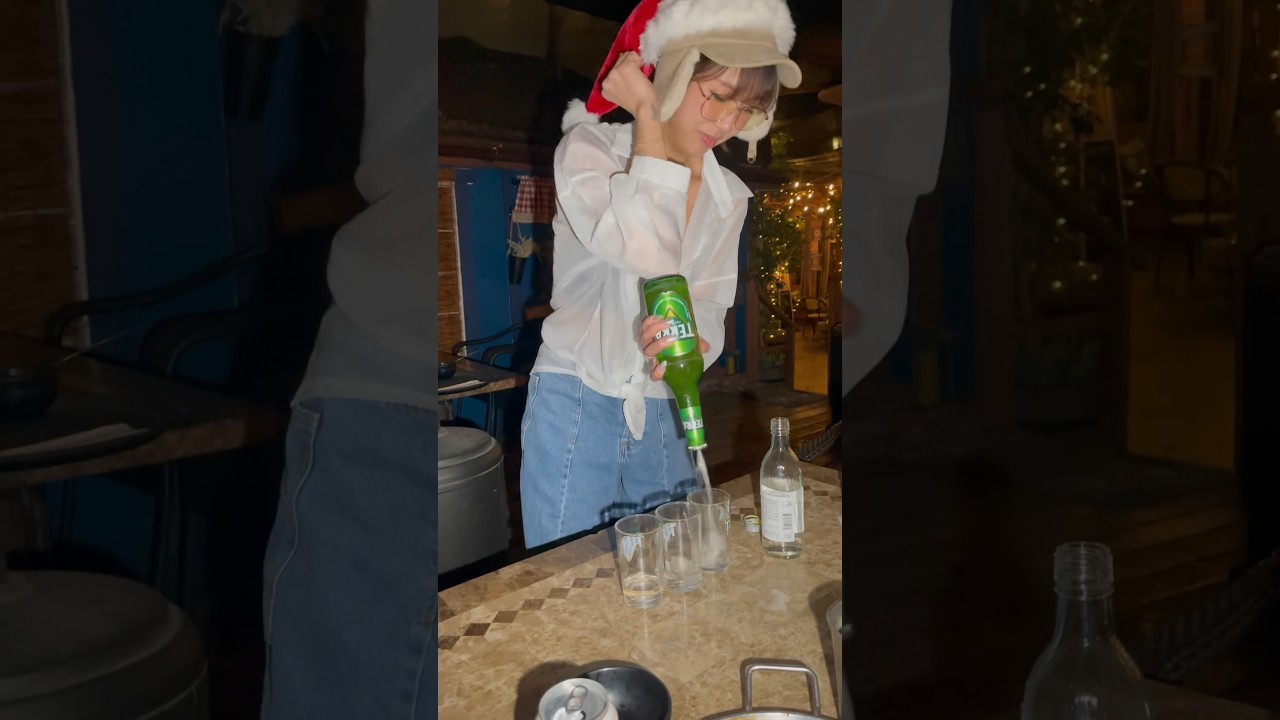 Как приготовить корейские соджубомбы! #соджу #пиво #коктейль #соджукоктейль #корейскаяеда #кореятаун