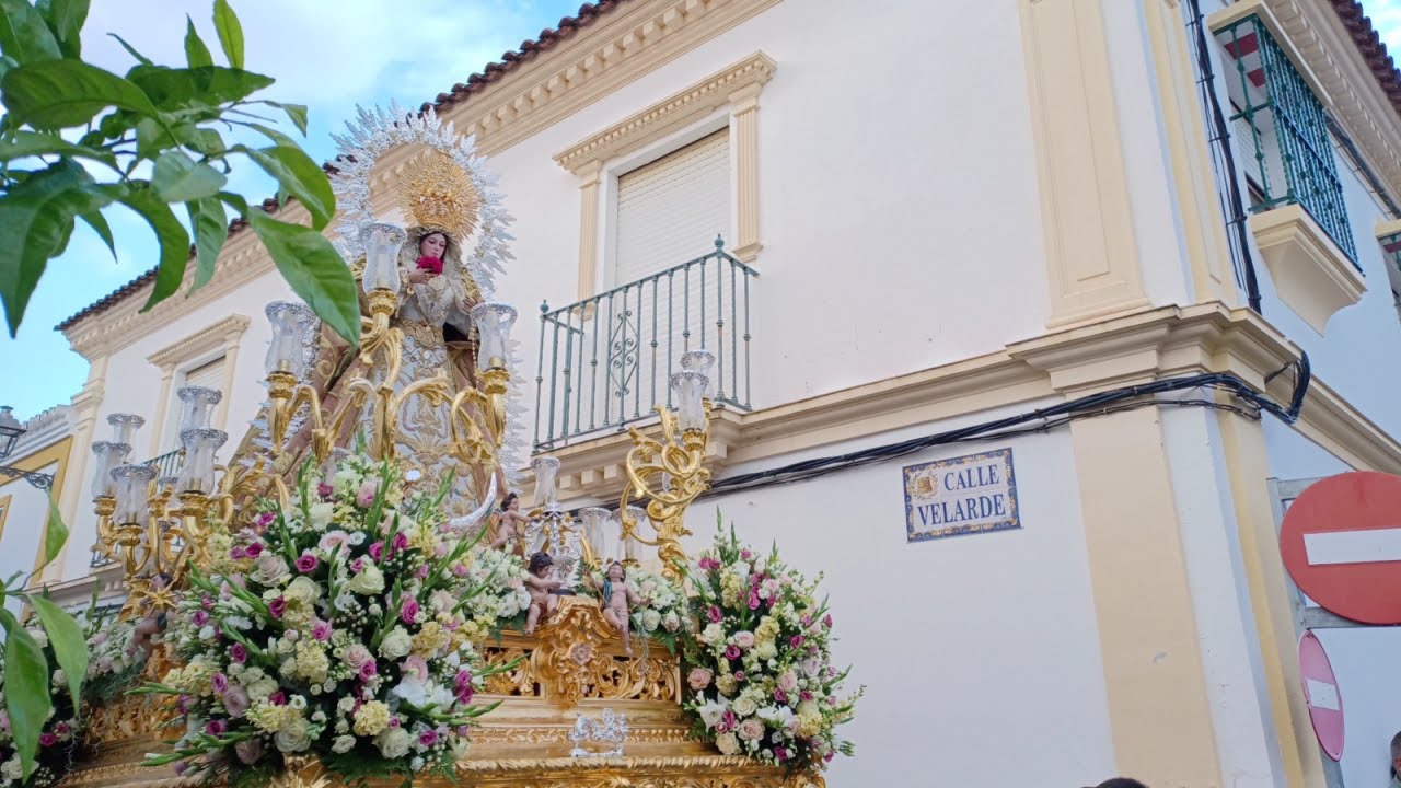 4K | La Virgen de los Dolores en su Soledad de Albaida del Aljarafe 2024 | Carmen de Salteras