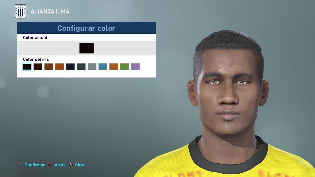 Como hacer a &Aacute;ngel de la Cruz en PES