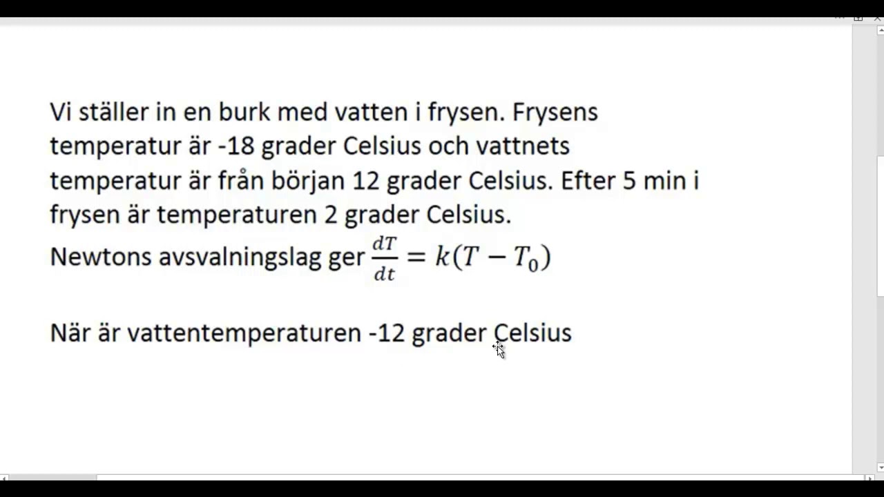 Differentialekvationer med GeoGebra