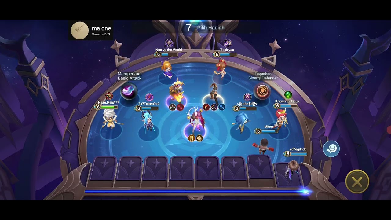 1'ST WINNER PUSH RANK SINERGI EXORCIST #mcgg#magicchessgogo #advance 