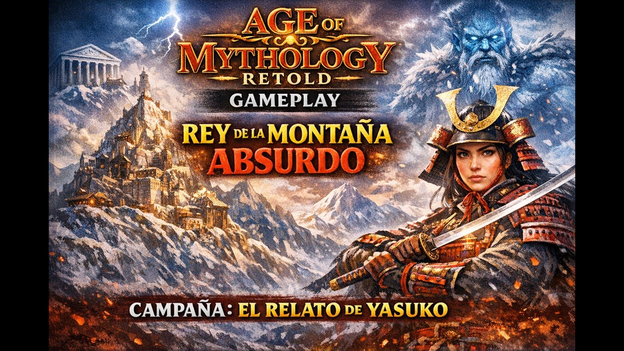 Age Of Mythology Retold Gameplay Rey de la Montaña Absurdo Campaña El Relato de Yasuko