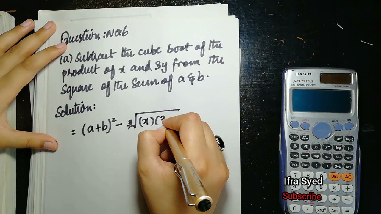 Mathematics Book 1 (D1) |  7th Edition | Exercise # 4A | Q # 5 & 6 | Ifra Syed | in Urdu\Hindi