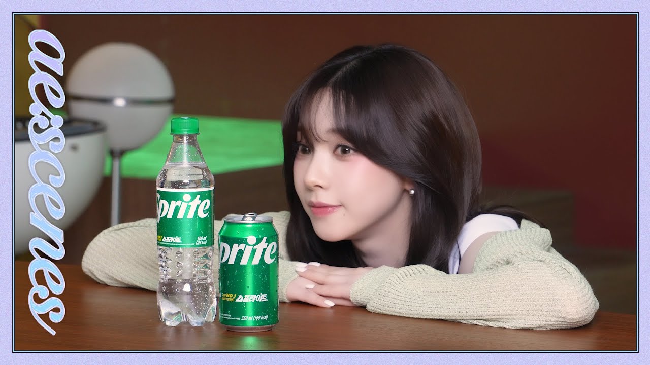 [ae:scenes] 저는 완전 사이다파 거든요💚🧊 | 에스파 카리나 스프라이트 비하인드(aespa KARINA Sprite Behind)