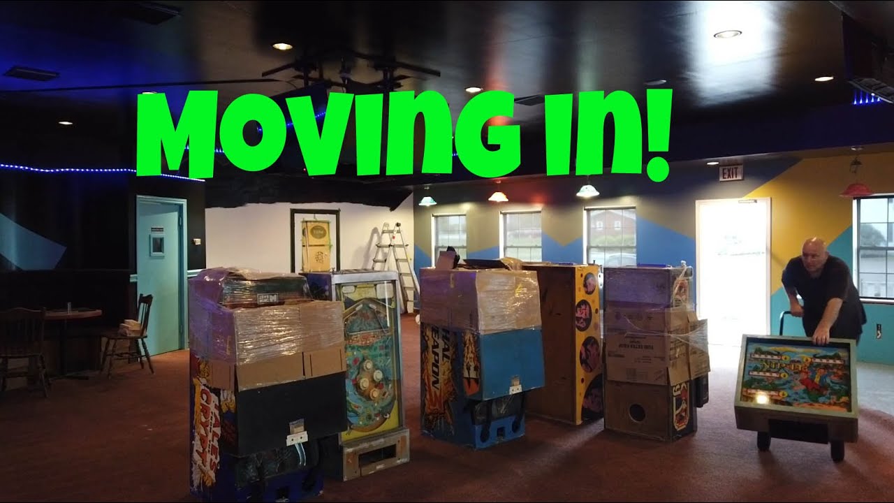 Moving in pinball machines to Seven's Pinballorama