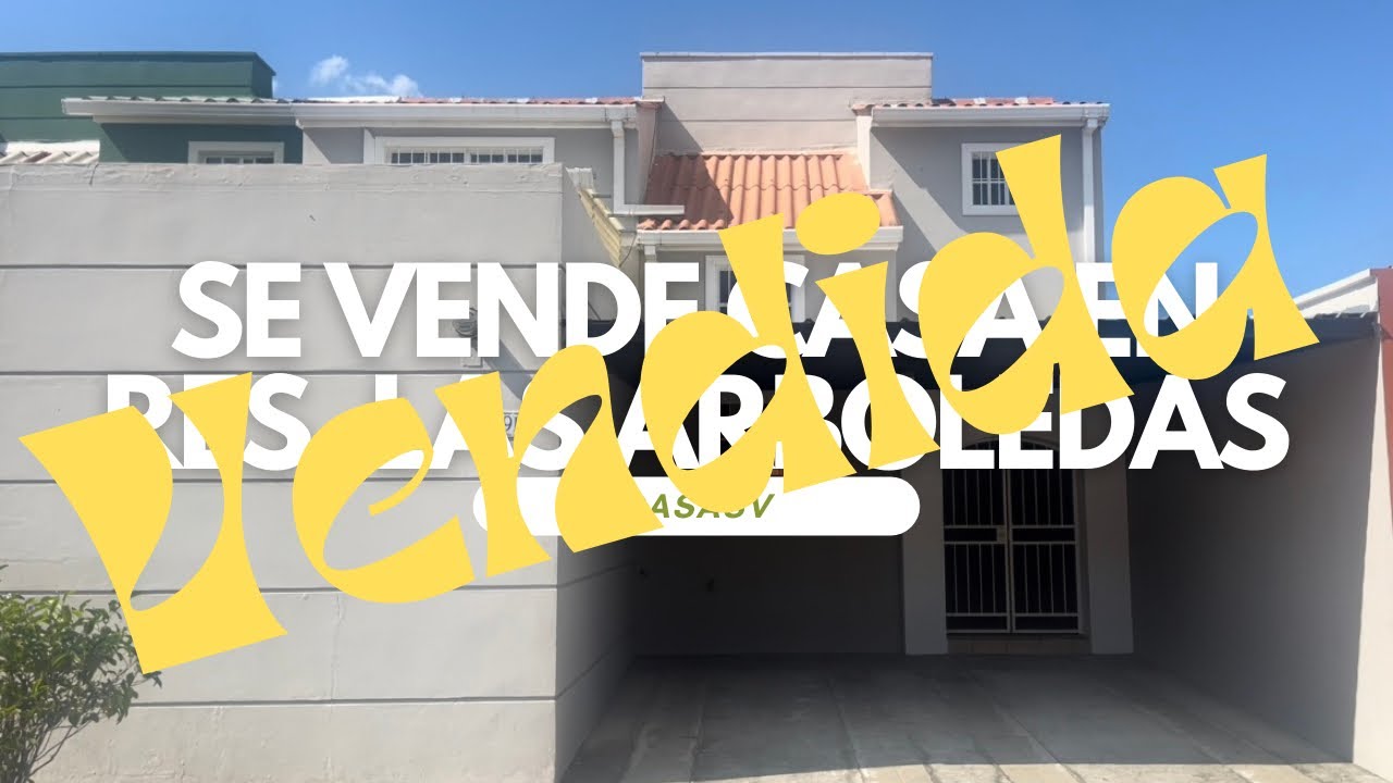 🔴NO DISPONIBLE!!! 🔴Hermosa 🤩 Casa En Las Arboledas!! 🇸🇻Lourdes, Privado 24/7👮🏽‍♀️